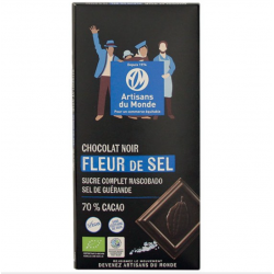 Chocolat noir 70% fleur de sel - bio