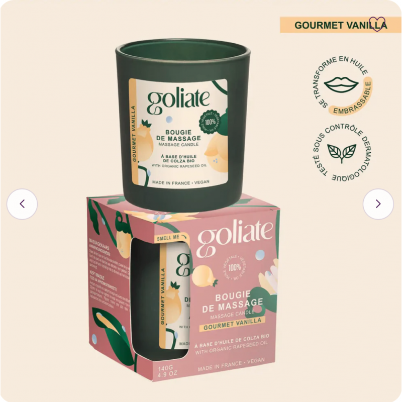 Bougie de massage