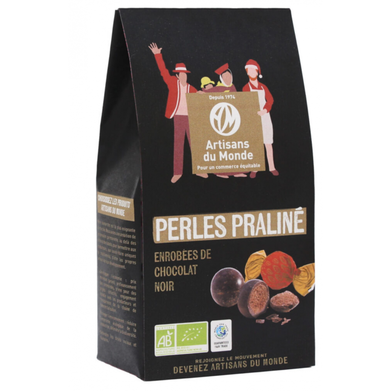 sachet chocolats pralinée